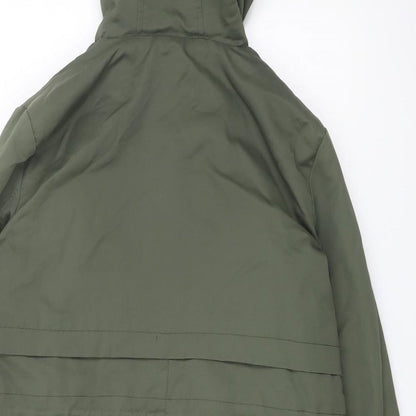Womens UK Size 8 ASOS Green Parka Coat