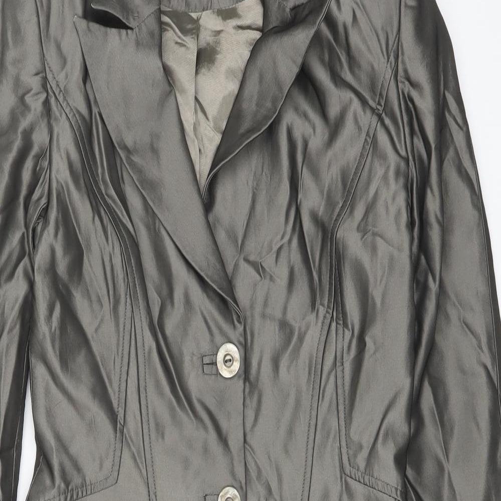 Womens UK Size 10 Coast Grey Pea Coat