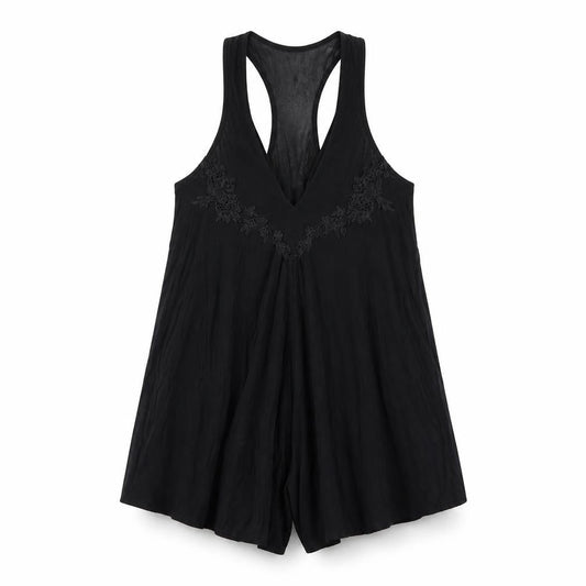 Womens UK Size M Out From Under One-Piece Black Playsuit