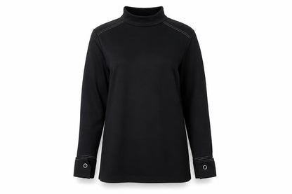 Womens UK Size M Zara Black Basic Blouse