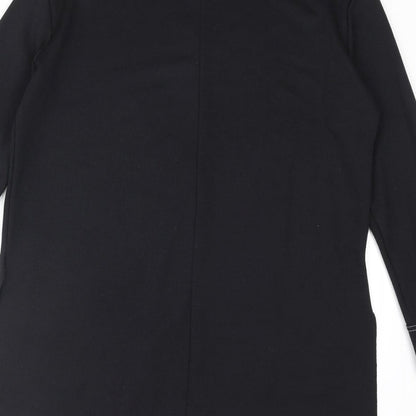 Womens UK Size M Zara Black Basic Blouse