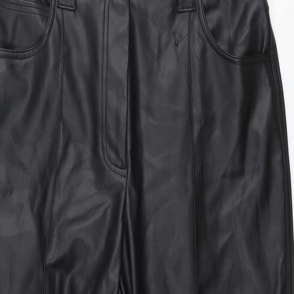 Womens UK Size 16 Marks and Spencer Regular Fit  Black Trousers