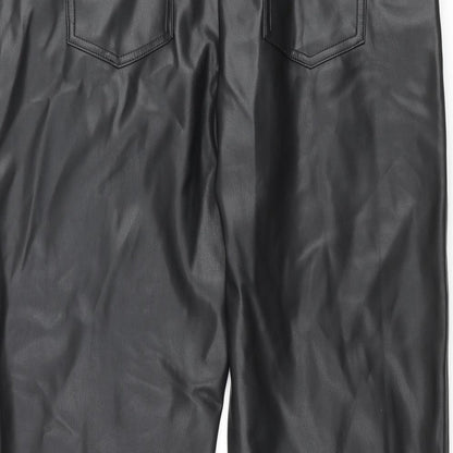 Womens UK Size 16 Marks and Spencer Regular Fit  Black Trousers