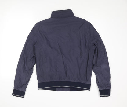 Mens UK Size S Marks and Spencer Blue Bomber Jacket
