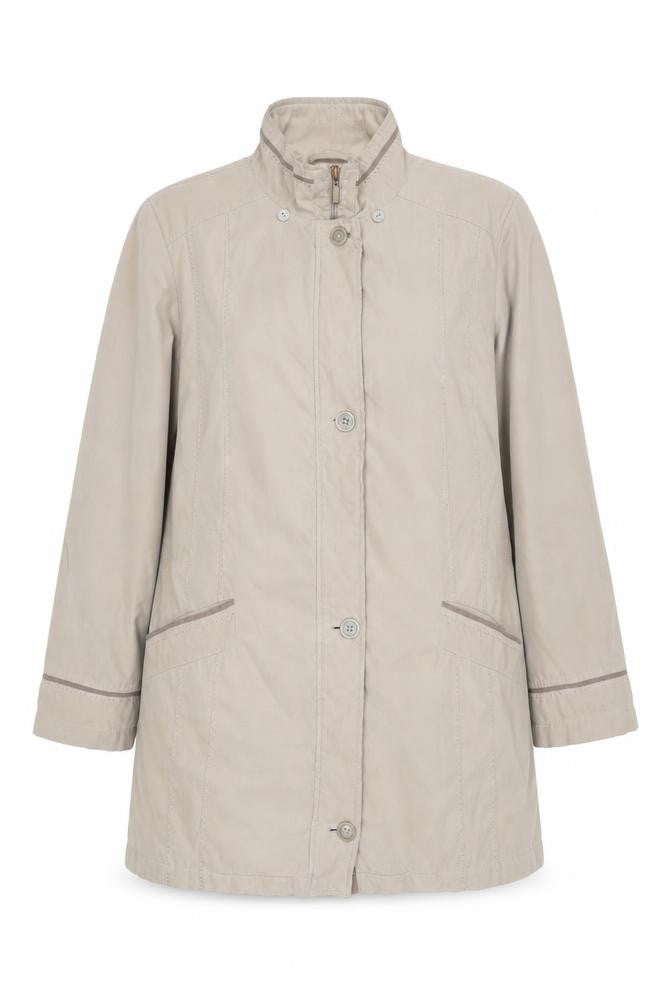 Womens UK Size L Bonmarché Beige Parka Coat