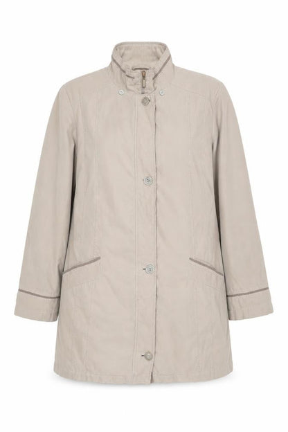 Womens UK Size L Bonmarché Beige Parka Coat