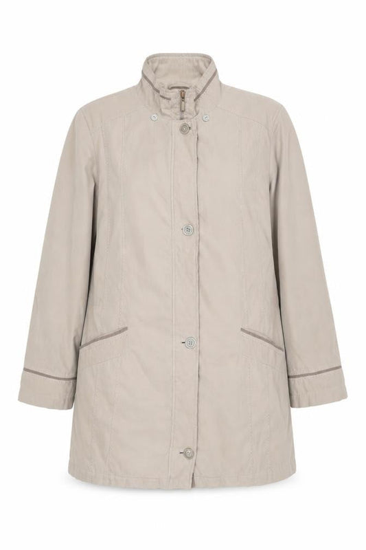 Womens UK Size L Bonmarché Beige Parka Coat