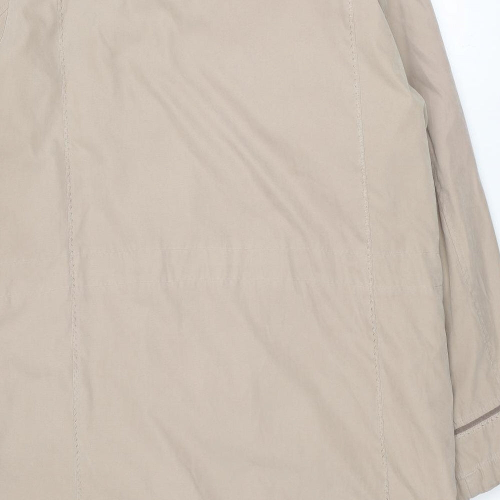 Womens UK Size L Bonmarché Beige Parka Coat