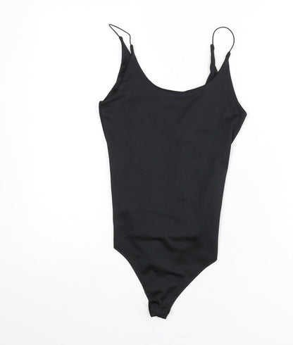 Womens UK Size S Amisu One-Piece Black Bodysuit