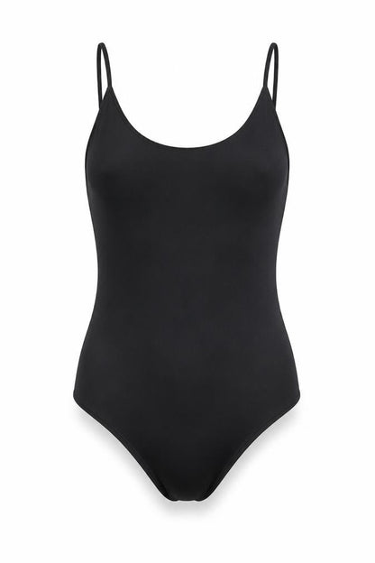 Womens UK Size S Amisu One-Piece Black Bodysuit