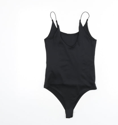 Womens UK Size S Amisu One-Piece Black Bodysuit
