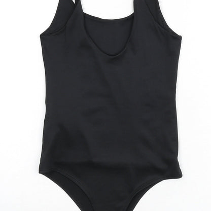 Womens UK Size S Amisu One-Piece Black Bodysuit