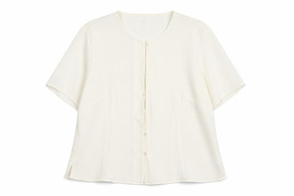 Womens UK Size 20 St Michael Ivory Basic Button-Up