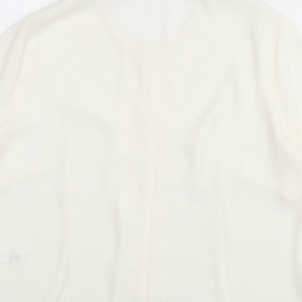 Womens UK Size 20 St Michael Ivory Basic Button-Up