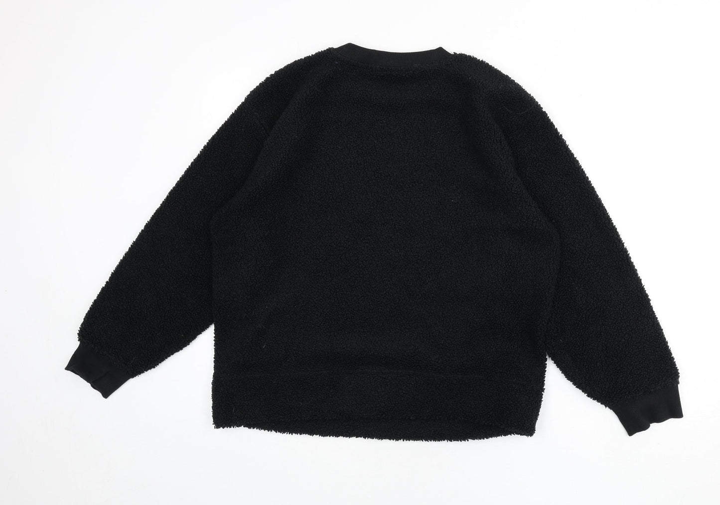 Womens UK Size L Marks and Spencer Black Pullover Sweatshirt