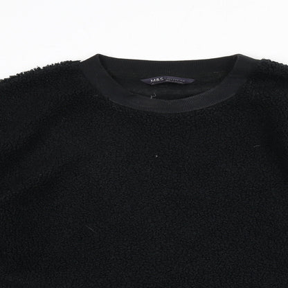 Womens UK Size L Marks and Spencer Black Pullover Sweatshirt