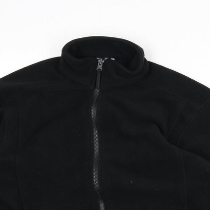 Blue Max Womens Black Jacket Size 6 Zip