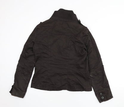 Esprit Womens Brown Jacket Size 16 Button