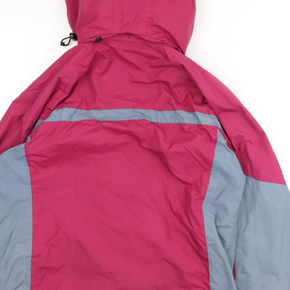 Outdoor Womens Pink Jacket Coat Size 14 Zip