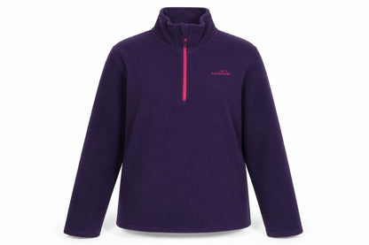 Freedom Trail Womens Purple Polyester Pullover Sweatshirt Size 4 Zip