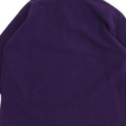 Freedom Trail Womens Purple Polyester Pullover Sweatshirt Size 4 Zip