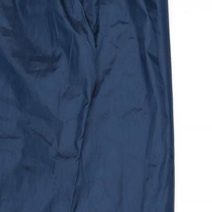 DECATHLON Boys Blue Polyester Windbreaker Trousers Size 12 Years L26 in Regular Pullover