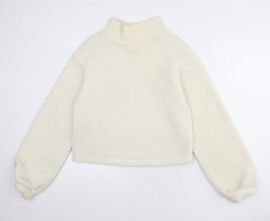 H&M Womens Ivory Polyester Pullover Sweatshirt Size XS Pullover