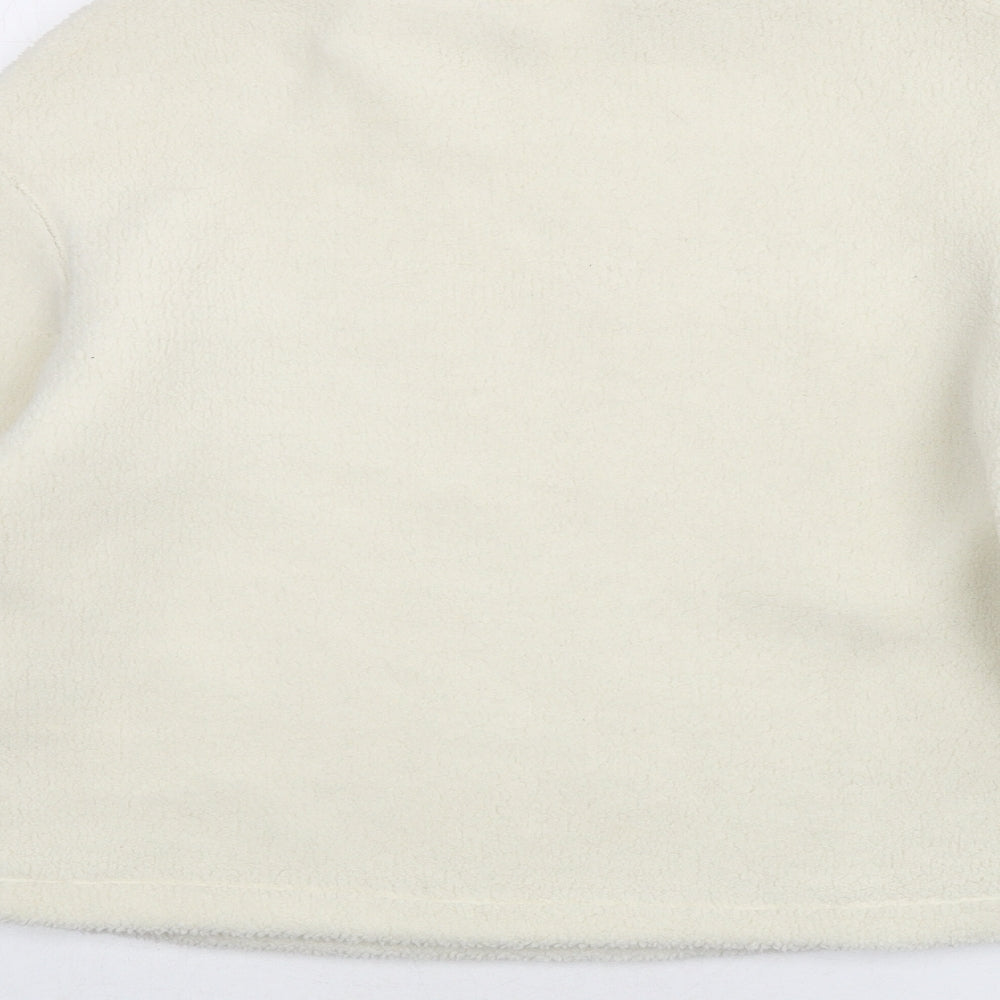H&M Womens Ivory Polyester Pullover Sweatshirt Size XS Pullover