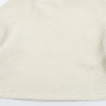H&M Womens Ivory Polyester Pullover Sweatshirt Size XS Pullover