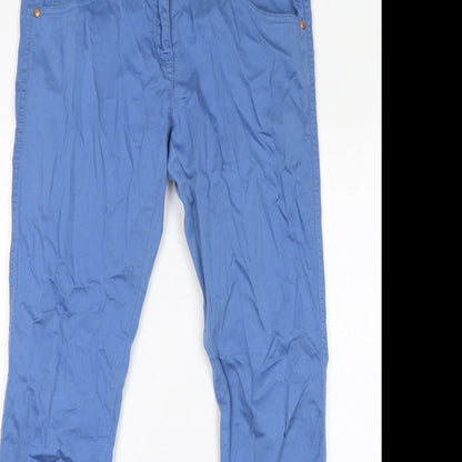 NEXT Womens Blue Cotton Jegging Jeans Size 10 L30 in Regular Zip