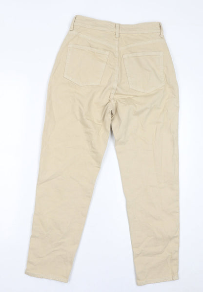 Womens UK Size 6 H&M Regular Fit Skinny Beige Jeans