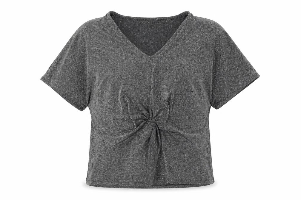 Womens UK Size L Marks and Spencer Silver Basic T-Shirt