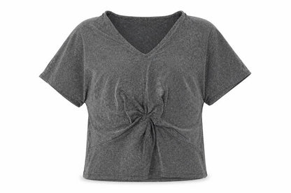 Womens UK Size L Marks and Spencer Silver Basic T-Shirt