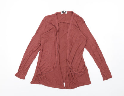 Womens UK Size 12 New Look Red Kimono T-Shirt