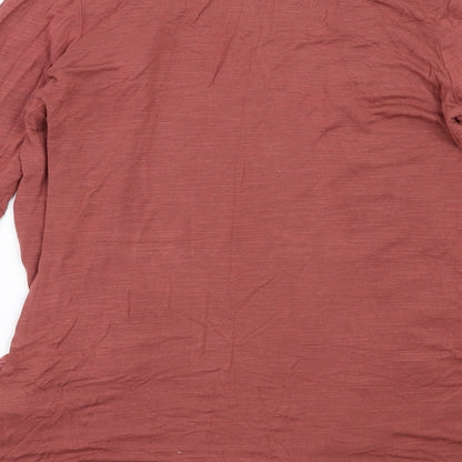Womens UK Size 12 New Look Red Kimono T-Shirt