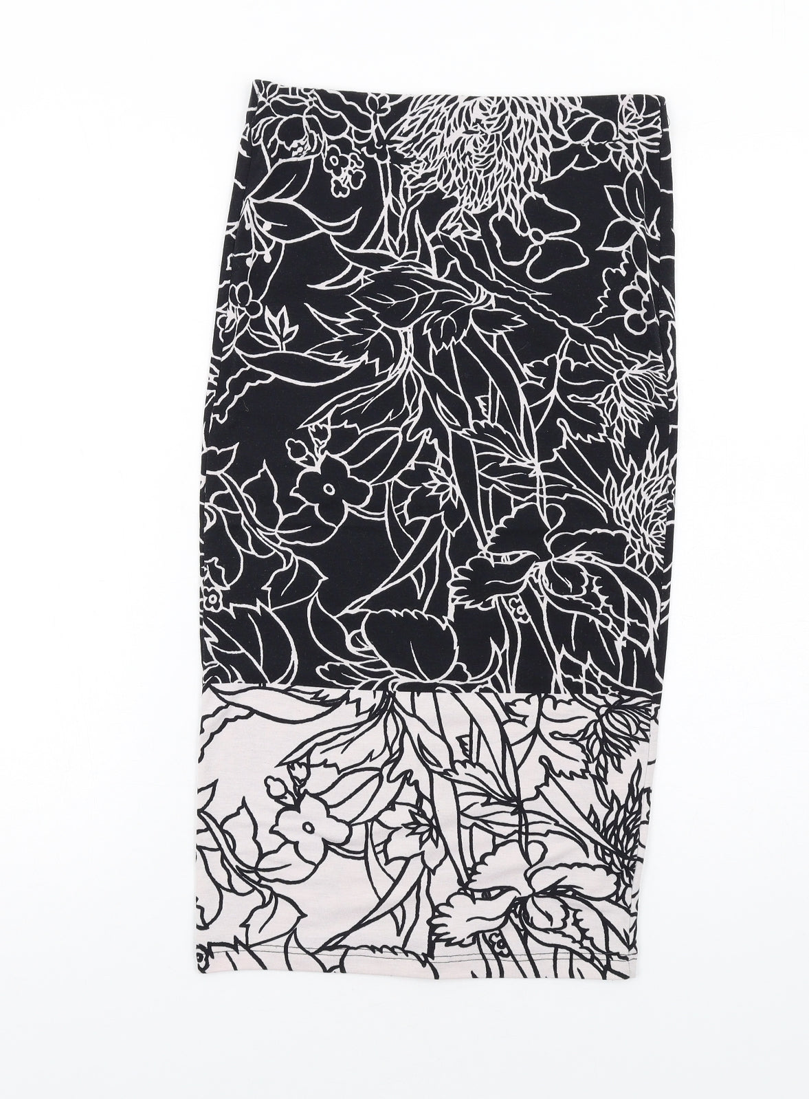 Womens UK Size 10 Topshop Straight & Pencil Jersey Skirt