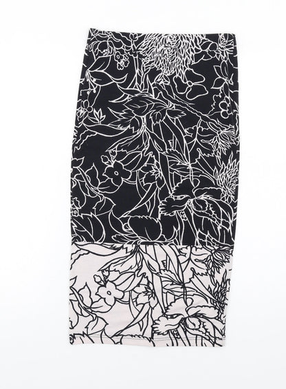 Womens UK Size 10 Topshop Straight & Pencil Jersey Skirt
