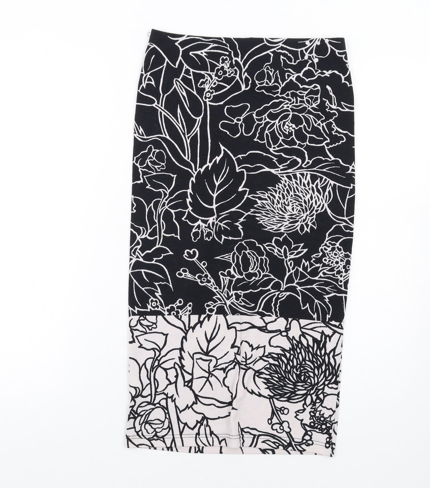 Womens UK Size 10 Topshop Straight & Pencil Jersey Skirt