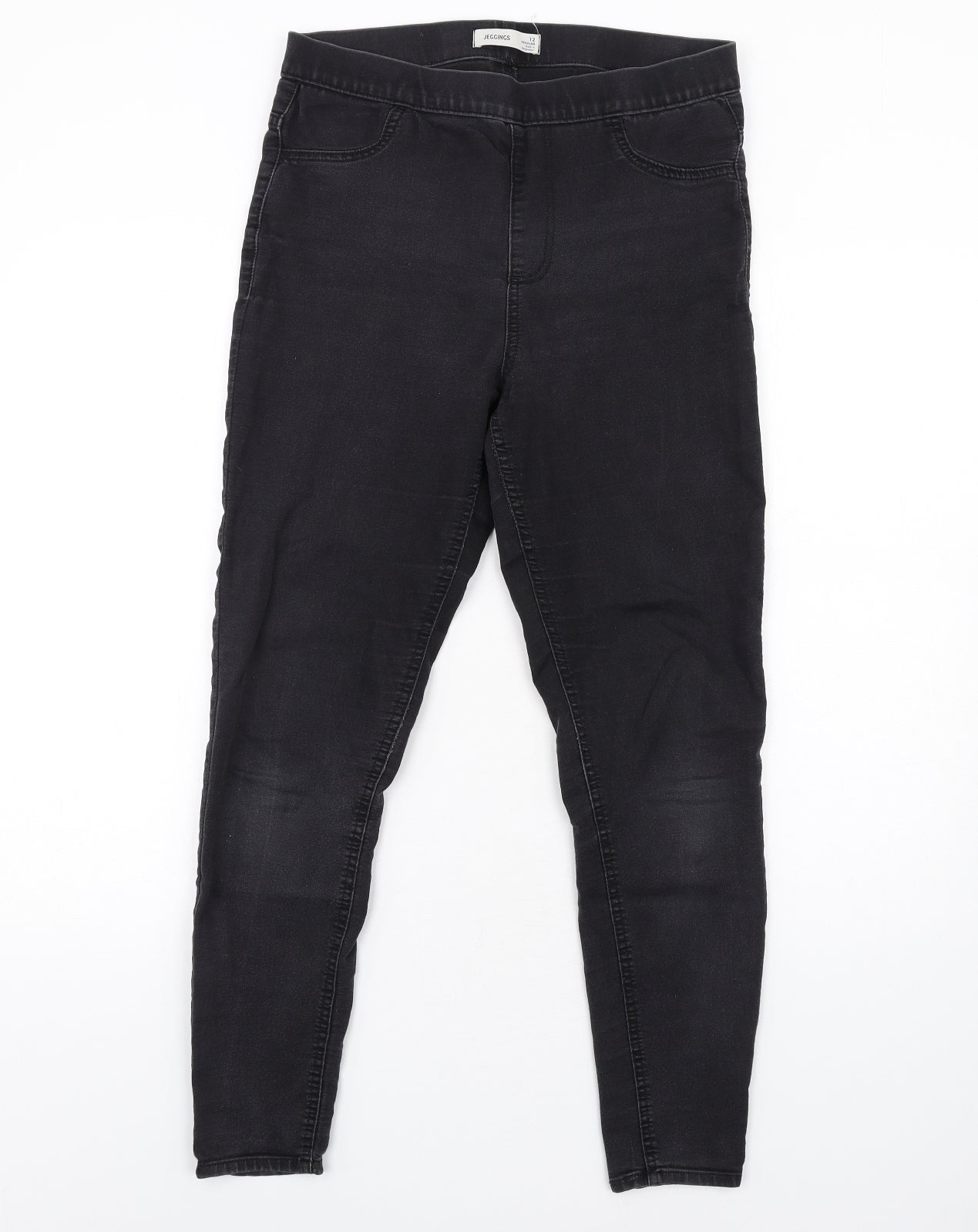 Womens UK Size 12 Marks and Spencer Regular Fit Jegging Grey Jeans