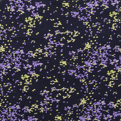 Esprit Womens Multicoloured Floral Cotton Basic T-Shirt Size S Round Neck