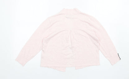 Womens UK Size S Wallis Pink Cardigan Jumper