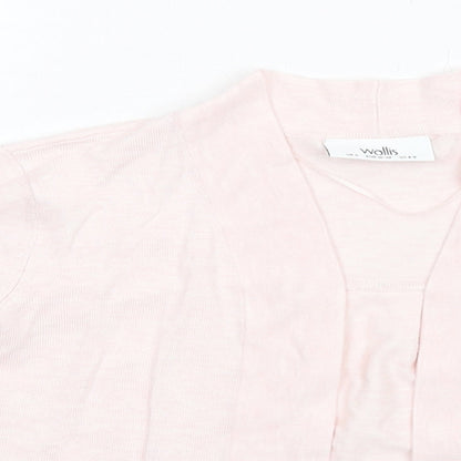 Womens UK Size S Wallis Pink Cardigan Jumper