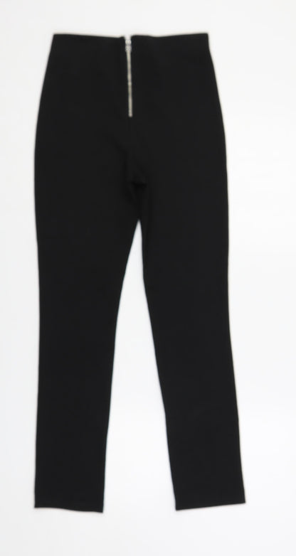 Womens UK Size XS H&M Regular Fit  Black Trousers