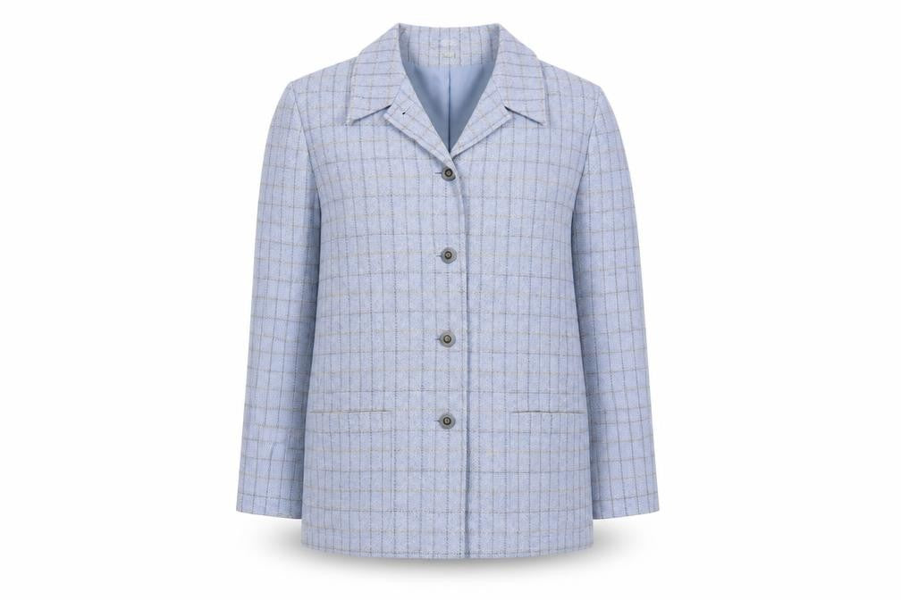 Womens UK Size 20 Equorian Blue Jacket