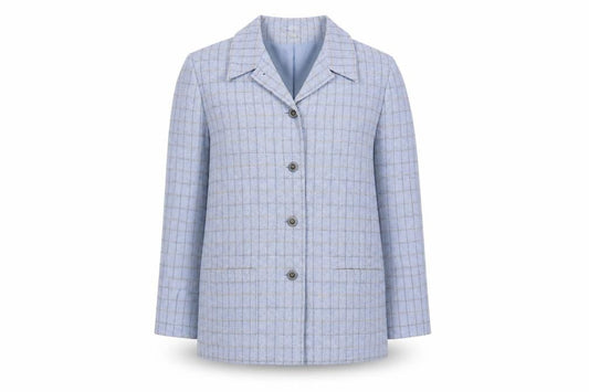 Womens UK Size 20 Equorian Blue Jacket