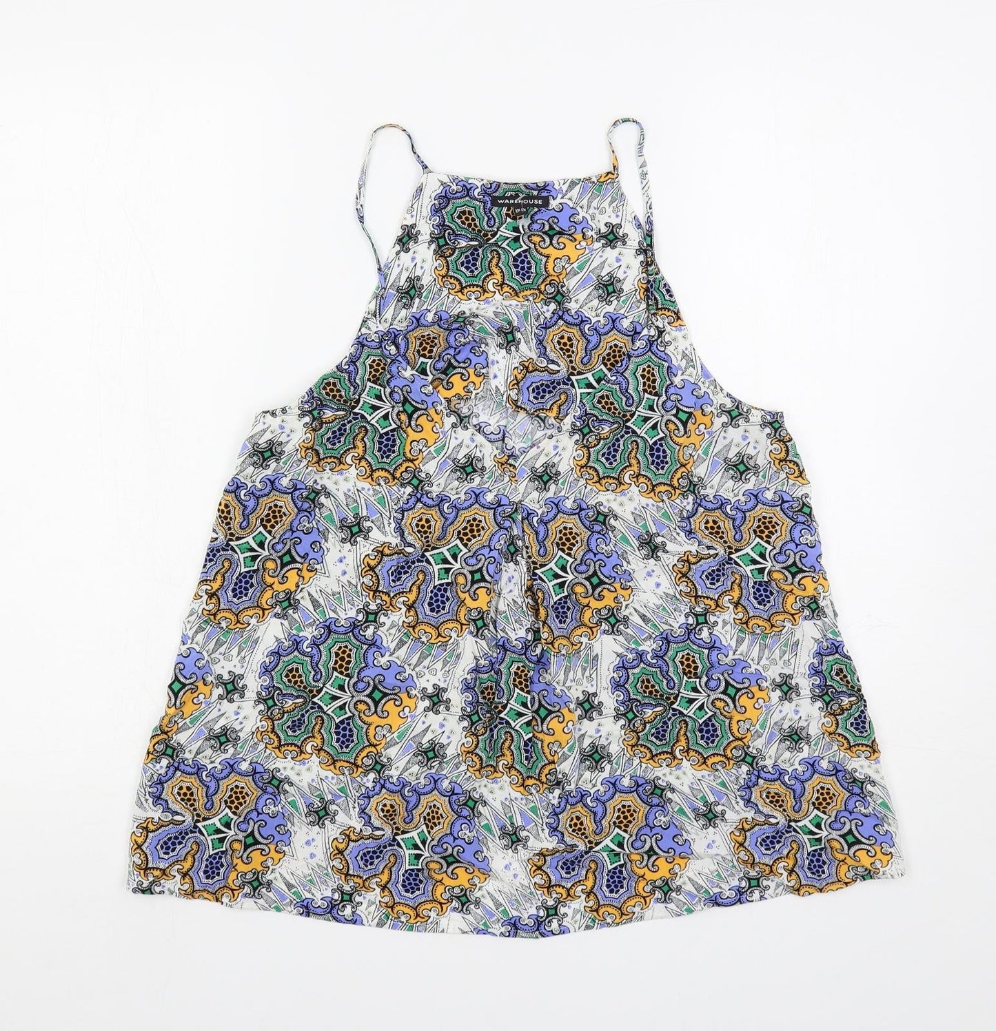 Womens UK Size 12 Warehouse Multicoloured Camisole Tank