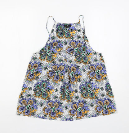 Womens UK Size 12 Warehouse Multicoloured Camisole Tank