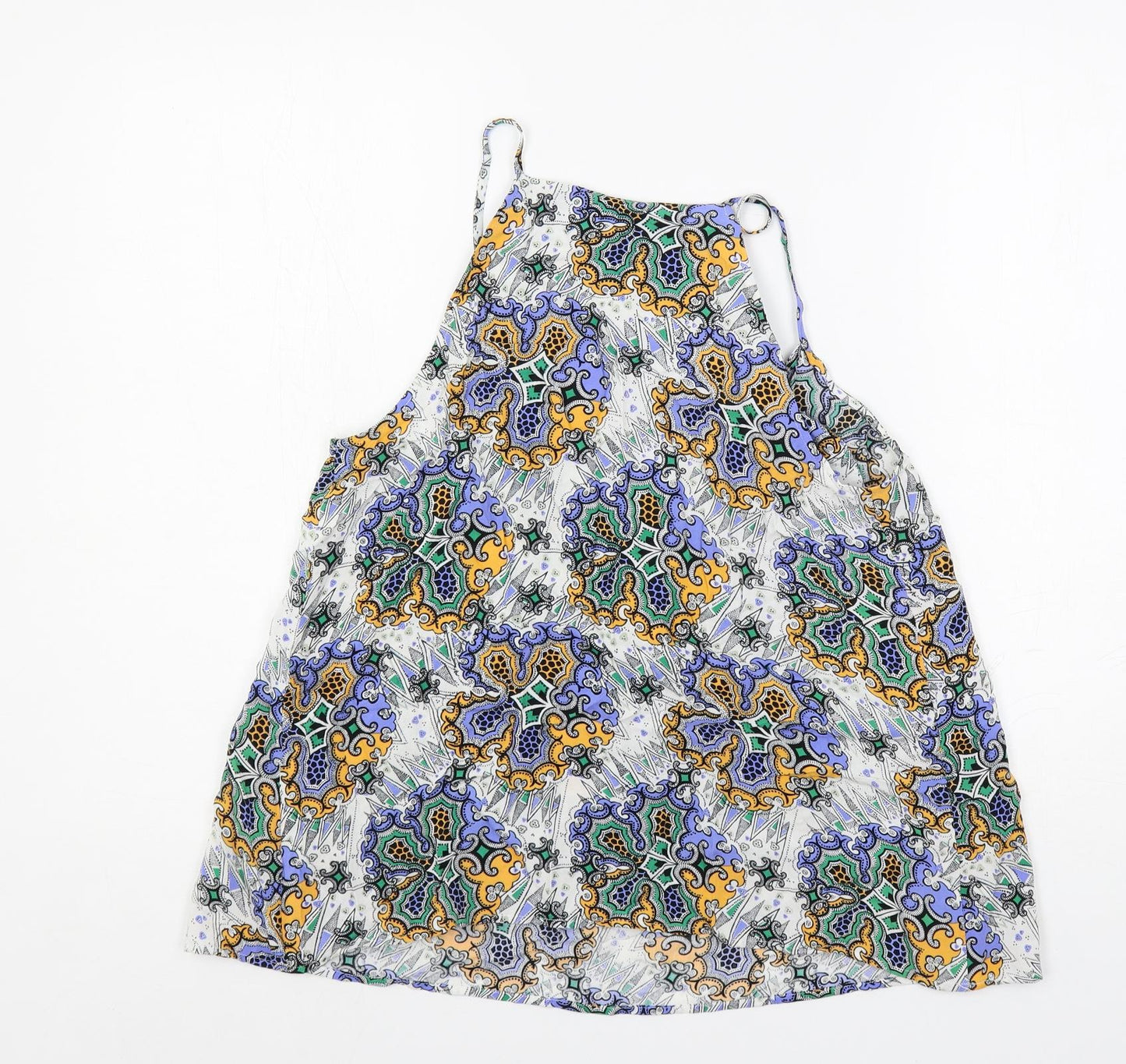 Womens UK Size 12 Warehouse Multicoloured Camisole Tank