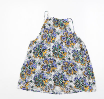 Womens UK Size 12 Warehouse Multicoloured Camisole Tank