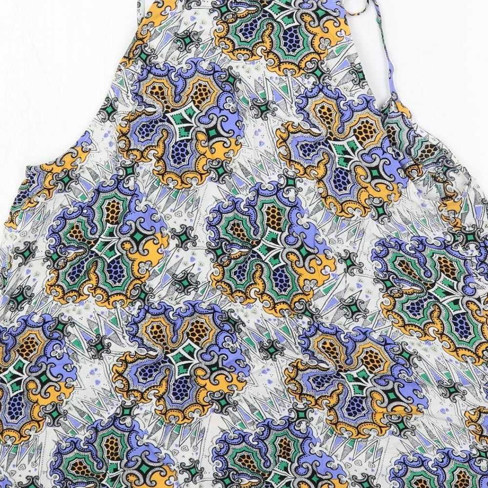 Womens UK Size 12 Warehouse Multicoloured Camisole Tank